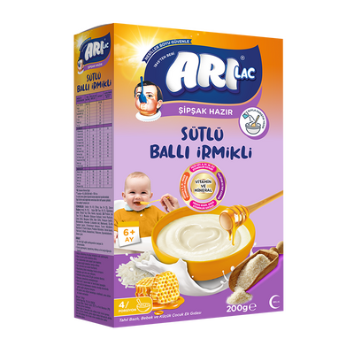 Arılac - Arılac Ballı İrmikli Kaşık Maması 200 g