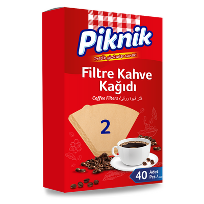 Piknik - Picnic Filter Coffee Paper NO:2 Pack Of 4O