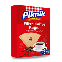 Piknik - Picnic Filter Coffee Paper NO:4 Pack Of 4O