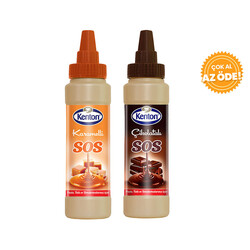 Kenton - Kenton Liquid Sauce Caramel 325 g + Chocolate 300 g