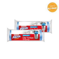 Piknik - Piknik Standart Çöp Torbası Büyük Boy 10'lu 2'li